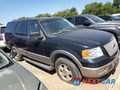 Czwarte zdjęcie samochodu z boku: 2003 FORD EXPEDITION EDDIE BAUER VIN:1FMRU17W63LA88840 - miniatura