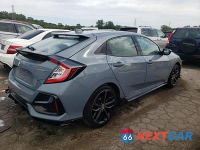 Trzecie zdjęcie samochodu z tyłu: 2021 HONDA CIVIC SPORT VIN:SHHFK7H46MU231284 - miniatura