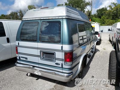 Trzecie zdjęcie samochodu z tyłu: 1996 FORD ECONOLINE E150 VAN VIN:1FDEE14H2THA14061 - miniatura