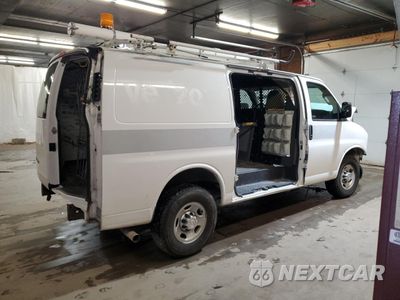 Trzecie zdjęcie samochodu z tyłu: 2017 CHEVROLET EXPRESS G2500 VIN:1GCWGAFF1H1122170 - miniatura