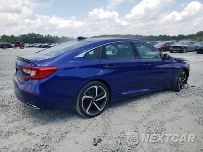 Trzecie zdjęcie samochodu z tyłu: 2022 HONDA ACCORD SPORT VIN:1HGCV1F38NA005164 - miniatura
