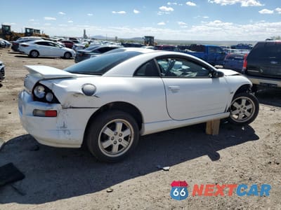 Trzecie zdjęcie samochodu z tyłu: 2000 MITSUBISHI ECLIPSE GT VIN:4A3AC84LXYE118826 - miniatura
