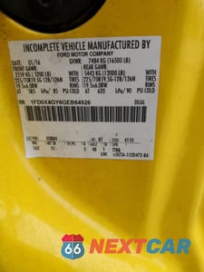 Zdjęcie 12 z 12 samochodu: 2016 FORD F450 SUPER DUTY VIN:1FD0X4GY6GEB64926 - miniatura