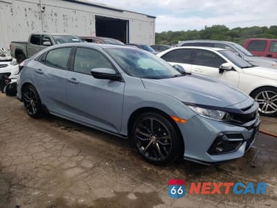 Czwarte zdjęcie samochodu z boku: 2021 HONDA CIVIC SPORT VIN:SHHFK7H46MU231284 - miniatura