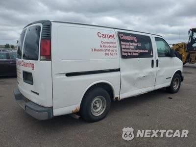 Trzecie zdjęcie samochodu z tyłu: 2002 CHEVROLET EXPRESS G1500 VIN:1GCEG15W121228610 - miniatura