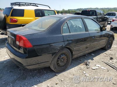 Trzecie zdjęcie samochodu z tyłu: 2003 HONDA CIVIC EX VIN:1HGES26753L017848 - miniatura