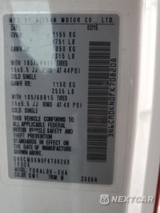 Zdjęcie 13 z 13 samochodu: 2015 NISSAN NV200 2.5S VIN:3N6CM0KN0FK708208 - miniatura