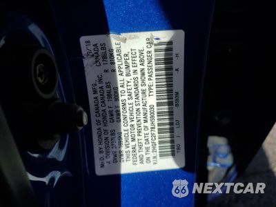 Zdjęcie 12 z 12 samochodu: 2018 HONDA CIVIC EX VIN:2HGFC2F78JH590030 - miniatura