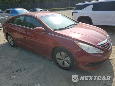 Czwarte zdjęcie samochodu z boku: 2014 HYUNDAI SONATA GLS VIN:5NPEB4AC5EH826126 - miniatura