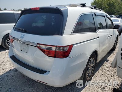 Trzecie zdjęcie samochodu z tyłu: 2011 HONDA ODYSSEY EXL VIN:5FNRL5H68BB023423 - miniatura