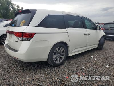 Trzecie zdjęcie samochodu z tyłu: 2016 HONDA ODYSSEY TOURING VIN:5FNRL5H93GB008457 - miniatura