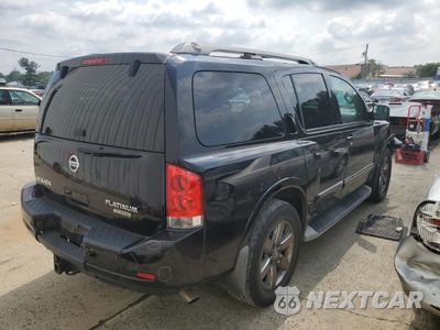 Trzecie zdjęcie samochodu z tyłu: 2014 NISSAN ARMADA PLATINUM VIN:5N1BA0NE9EN601326 - miniatura