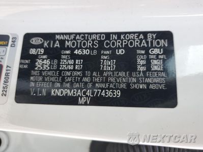 Zdjęcie 13 z 13 samochodu: 2020 KIA SPORTAGE LX VIN:KNDPM3AC4L7743639 - miniatura