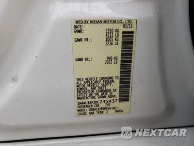 Zdjęcie 12 z 12 samochodu: 2013 NISSAN ALTIMA 2.5 VIN:1N4AL3AP2DC235437 - miniatura
