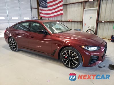 Czwarte zdjęcie samochodu z boku: 2024 BMW M440XI GRAN COUPE VIN:WBA13AW07RFR15721 - miniatura