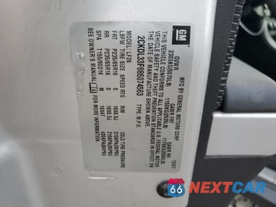 Zdjęcie 13 z 13 samochodu: 2008 PONTIAC TORRENT VIN:2CKDL33F886074563 - miniatura