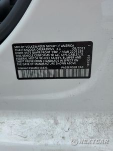 Zdjęcie 14 z 14 samochodu: 2021 VOLKSWAGEN PASSAT S VIN:1VWAA7A34MC013323 - miniatura