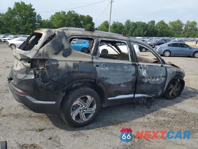 Trzecie zdjęcie samochodu z tyłu: 2022 HYUNDAI SANTA FE SEL VIN:5NMS2DAJ0NH482073 - miniatura