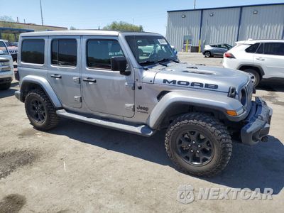 Czwarte zdjęcie samochodu z boku: 2019 JEEP WRANGLER UNLIMITED SAHARA VIN:1C4HJXEG4KW547920 - miniatura