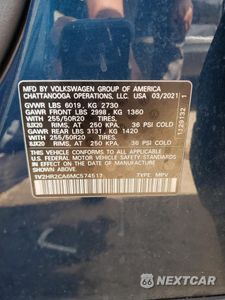 Zdjęcie 15 z 15 samochodu: 2021 VOLKSWAGEN ATLAS SE VIN:1V2HR2CA6MC574517 - miniatura