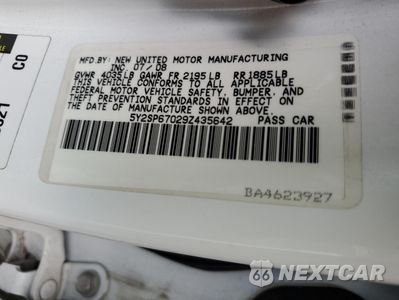 Zdjęcie 14 z 14 samochodu: 2009 PONTIAC VIBE VIN:5Y2SP67029Z435642 - miniatura