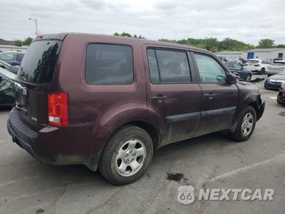 Trzecie zdjęcie samochodu z tyłu: 2011 HONDA PILOT LX VIN:5FNYF4H26BB074669 - miniatura