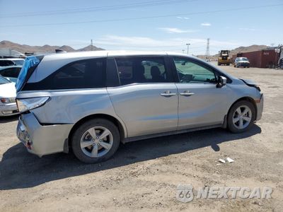 Trzecie zdjęcie samochodu z tyłu: 2020 HONDA ODYSSEY EXL VIN:5FNRL6H70LB042709 - miniatura