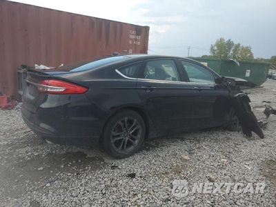 Trzecie zdjęcie samochodu z tyłu: 2018 FORD FUSION S VIN:3FA6P0G74JR189493 - miniatura