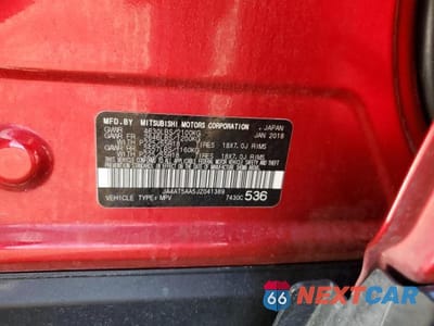 Zdjęcie 12 z 12 samochodu: 2018 MITSUBISHI ECLIPSE CROSS SE VIN:JA4AT5AA5JZ041389 - miniatura
