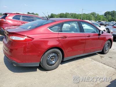 Trzecie zdjęcie samochodu z tyłu: 2014 FORD FUSION S VIN:1FA6P0G70E5380594 - miniatura