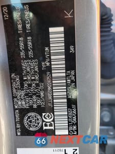 Zdjęcie 12 z 12 samochodu: 2021 LEXUS NX 300 F SPORT VIN:JTJJARDZ8M2247529 - miniatura