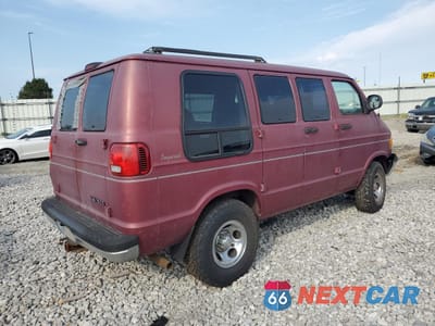 Trzecie zdjęcie samochodu z tyłu: 1998 DODGE RAM VAN B1500 VIN:2B6HB11X7WK122591 - miniatura