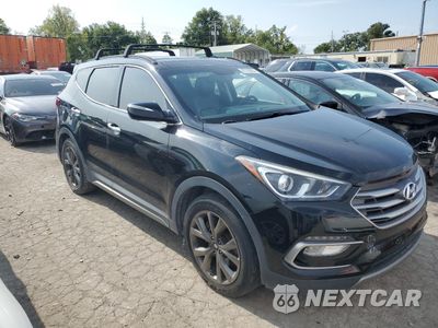Czwarte zdjęcie samochodu z boku: 2018 HYUNDAI SANTA FE SPORT VIN:5NMZW4LA1JH059173 - miniatura
