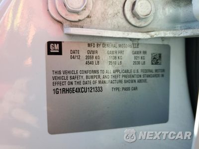 Zdjęcie 23 z 24 samochodu: 2012 CHEVROLET VOLT VIN:1G1RH6E4XCU121333 - miniatura