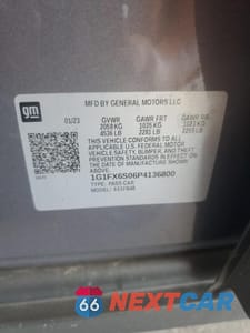 Zdjęcie 12 z 12 samochodu: 2023 CHEVROLET BOLT EV 2LT VIN:1G1FX6S06P4136800 - miniatura