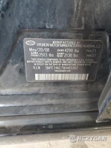 Zdjęcie 12 z 12 samochodu: 2009 HYUNDAI SONATA GLS VIN:5NPET46C79H465302 - miniatura
