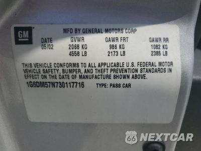 Zdjęcie 14 z 14 samochodu: 2003 CADILLAC CTS VIN:1G6DM57N730117716 - miniatura