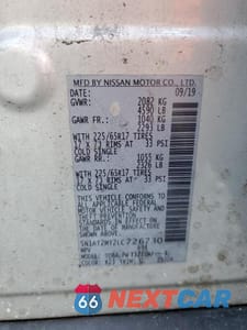 Zdjęcie 14 z 14 samochodu: 2020 NISSAN ROGUE S VIN:5N1AT2MT2LC726730 - miniatura