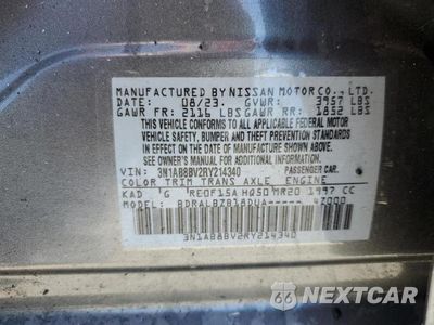 Zdjęcie 12 z 12 samochodu: 2024 NISSAN SENTRA S VIN:3N1AB8BV2RY214340 - miniatura