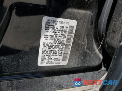 Zdjęcie 12 z 12 samochodu: 2009 NISSAN MURANO S VIN:JN8AZ18UX9W023498 - miniatura