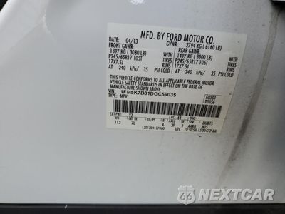 Zdjęcie 15 z 15 samochodu: 2013 FORD EXPLORER VIN:1FM5K7B81DGC59035 - miniatura