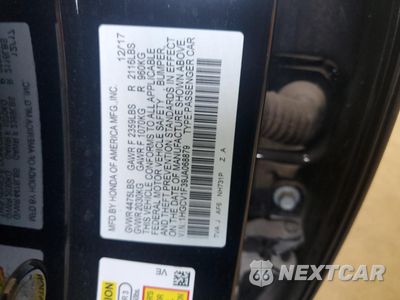 Zdjęcie 13 z 13 samochodu: 2018 HONDA ACCORD SPORT VIN:1HGCV1F39JA068879 - miniatura