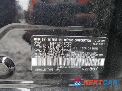 Zdjęcie 12 z 12 samochodu: 2022 MITSUBISHI OUTLANDER SPORT ES VIN:JA4ARUAU3NU002967 - miniatura
