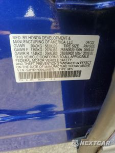 Zdjęcie 13 z 13 samochodu: 2022 ACURA MDX A-SPEC VIN:5J8YE1H06NL048575 - miniatura