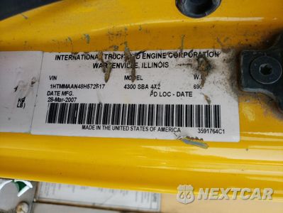 Zdjęcie 10 z 10 samochodu: 2008 INTERNATIONAL 4000 4300 VIN:1HTMMAAN48H572517 - miniatura