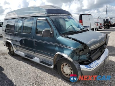 Czwarte zdjęcie samochodu z boku: 1996 FORD ECONOLINE E150 VAN VIN:1FDEE14H2THA14061 - miniatura