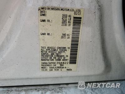Zdjęcie 13 z 13 samochodu: 2013 NISSAN ALTIMA 2.5 VIN:1N4AL3AP4DC204822 - miniatura