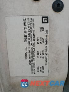 Zdjęcie 13 z 13 samochodu: 2001 CHEVROLET LUMINA VIN:2G1WL52J111281566 - miniatura