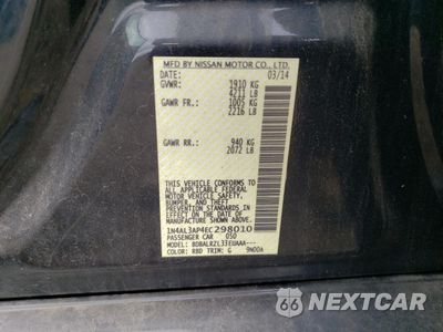 Zdjęcie 12 z 12 samochodu: 2014 NISSAN ALTIMA 2.5 VIN:1N4AL3AP4EC298010 - miniatura