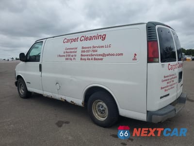 Drugie zdjęcie samochodu z przodu: 2002 CHEVROLET EXPRESS G1500 VIN:1GCEG15W121228610 - miniatura